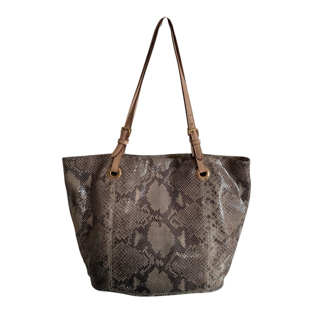 Michael Kors Vintage Snakeskin Tote Bag - Brown